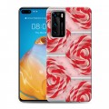 Дизайнерский силиконовый с усиленными углами чехол для Huawei P40 Сладости