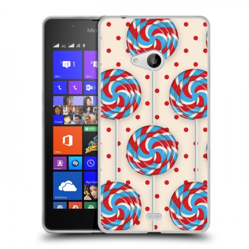 Дизайнерский пластиковый чехол для Microsoft Lumia 540 Сладости