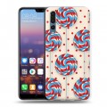 Дизайнерский силиконовый с усиленными углами чехол для Huawei P20 Pro Сладости