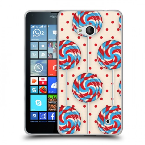Дизайнерский силиконовый чехол для Microsoft Lumia 640 Сладости