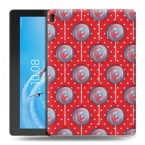 Дизайнерский силиконовый чехол для Lenovo Tab E10 Сладости