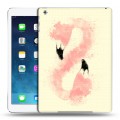 Дизайнерский силиконовый чехол для Ipad (2017) Розовые фламинго