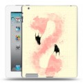 Дизайнерский пластиковый чехол для Ipad 2/3/4 Розовые фламинго