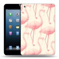 Дизайнерский силиконовый чехол для Ipad Mini Розовые фламинго
