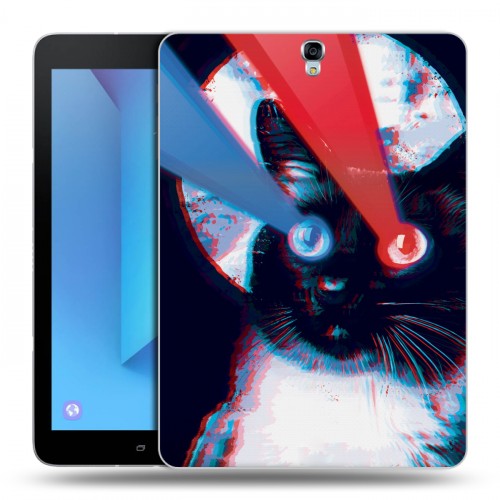 Дизайнерский силиконовый чехол для Samsung Galaxy Tab S3 ЗD Кошки