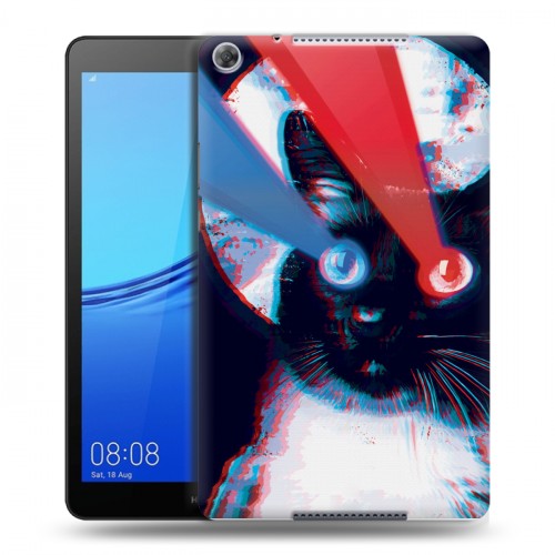 Дизайнерский силиконовый чехол для Huawei MediaPad M5 lite 8 ЗD Кошки