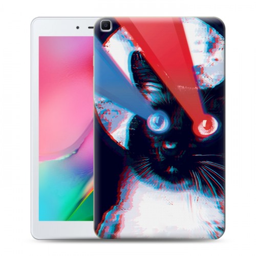 Дизайнерский силиконовый чехол для Samsung Galaxy Tab A 8.0 (2019) ЗD Кошки