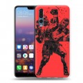 Дизайнерский силиконовый с усиленными углами чехол для Huawei P20 Pro Бокс