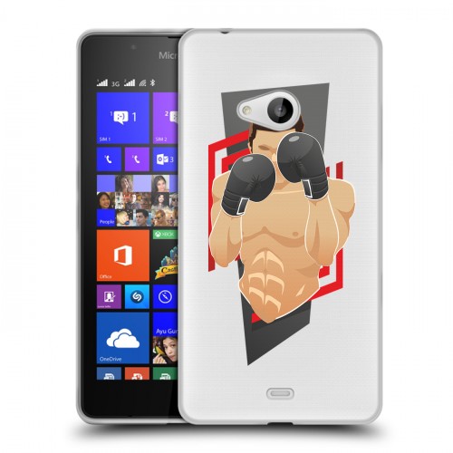 Дизайнерский пластиковый чехол для Microsoft Lumia 540 Бокс