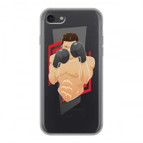 Дизайнерский силиконовый с усиленными углами чехол для Iphone 7 Бокс