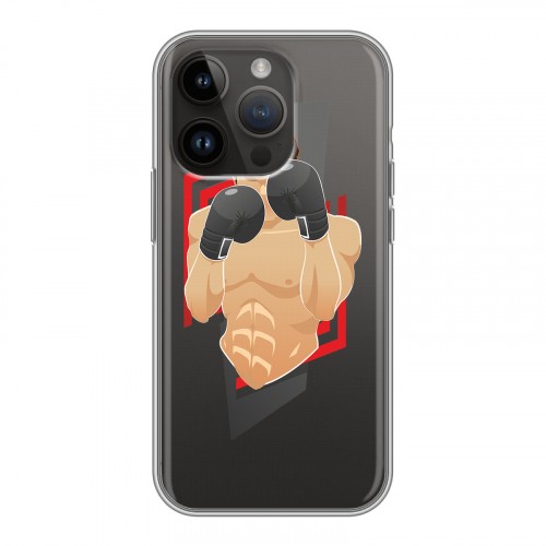 Дизайнерский силиконовый чехол для Iphone 14 Pro Бокс