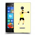 Дизайнерский пластиковый чехол для Microsoft Lumia 435 Бокс