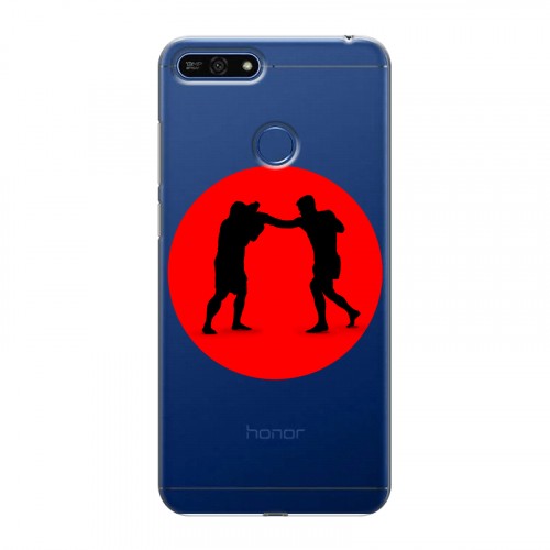 Дизайнерский силиконовый чехол для Huawei Honor 7A Pro Бокс