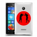 Дизайнерский пластиковый чехол для Microsoft Lumia 435 Бокс