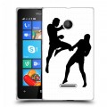 Дизайнерский пластиковый чехол для Microsoft Lumia 435 Бокс