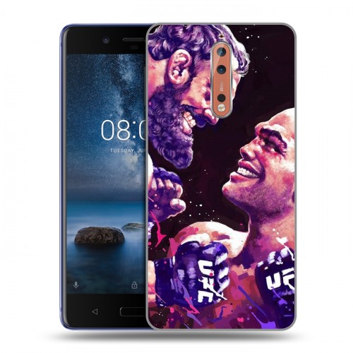 Дизайнерский пластиковый чехол для Nokia 8 ММА