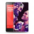 Дизайнерский силиконовый чехол для Xiaomi RedMi Note ММА