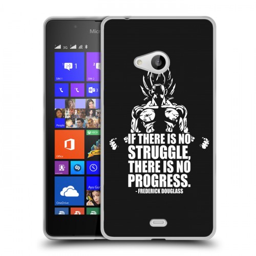 Дизайнерский пластиковый чехол для Microsoft Lumia 540 ММА