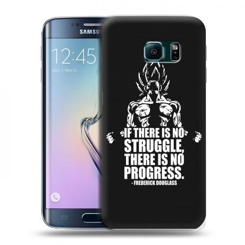 Дизайнерский пластиковый чехол для Samsung Galaxy S6 Edge ММА