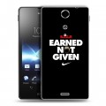 Дизайнерский пластиковый чехол для Sony Xperia TX ММА