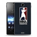 Дизайнерский пластиковый чехол для Sony Xperia TX ММА