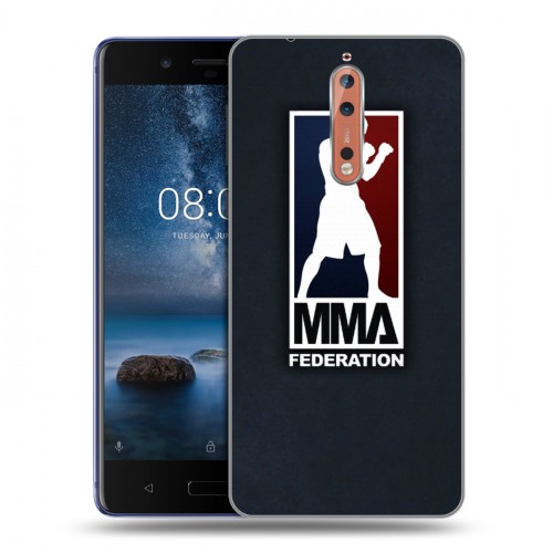 Дизайнерский пластиковый чехол для Nokia 8 ММА