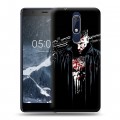 Дизайнерский пластиковый чехол для Nokia 5.1 Каратель