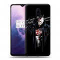 Дизайнерский пластиковый чехол для OnePlus 7 Каратель