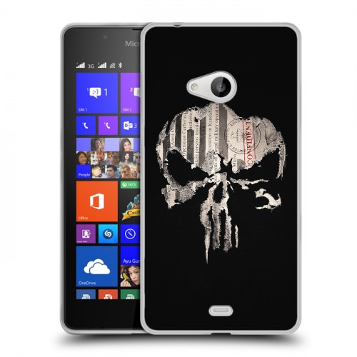 Дизайнерский пластиковый чехол для Microsoft Lumia 540 Каратель