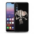 Дизайнерский силиконовый с усиленными углами чехол для Huawei P20 Pro Каратель