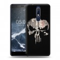 Дизайнерский пластиковый чехол для Nokia 5.1 Каратель