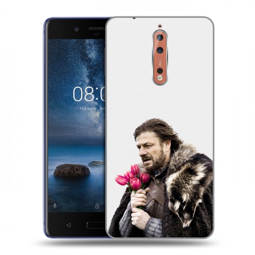 Дизайнерский пластиковый чехол для Nokia 8 8 марта