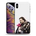 Дизайнерский силиконовый чехол для Iphone Xs Max 8 марта