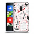 Дизайнерский пластиковый чехол для Nokia Lumia 620 8 марта