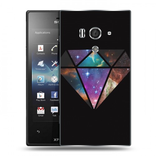 Дизайнерский пластиковый чехол для Sony Xperia acro S Тренд Микс