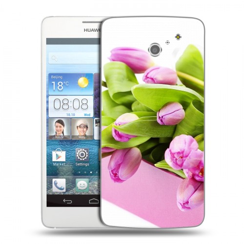 Дизайнерский пластиковый чехол для Huawei Ascend D2 8 марта