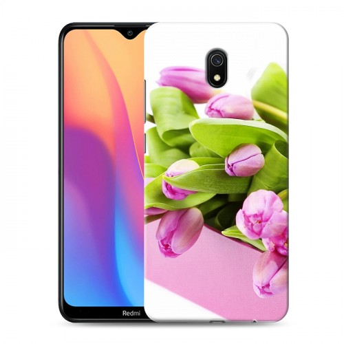 Дизайнерский силиконовый с усиленными углами чехол для Xiaomi RedMi 8A 8 марта