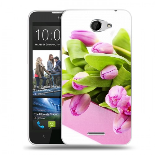 Дизайнерский пластиковый чехол для HTC Desire 516 8 марта
