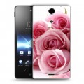 Дизайнерский пластиковый чехол для Sony Xperia TX 8 марта