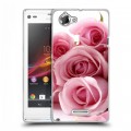 Дизайнерский пластиковый чехол для Sony Xperia L 8 марта