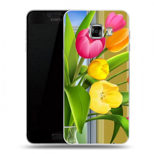 Дизайнерский пластиковый чехол для Samsung Galaxy C5 8 марта