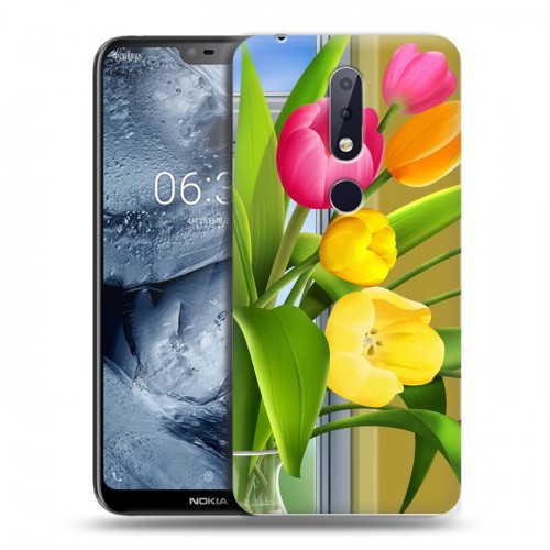 Дизайнерский пластиковый чехол для Nokia 6.1 Plus 8 марта