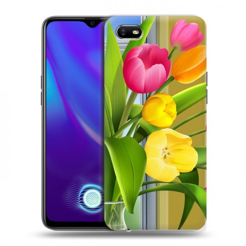 Дизайнерский пластиковый чехол для OPPO A1k 8 марта