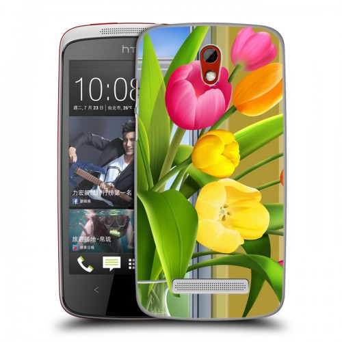 Дизайнерский пластиковый чехол для HTC Desire 500 8 марта