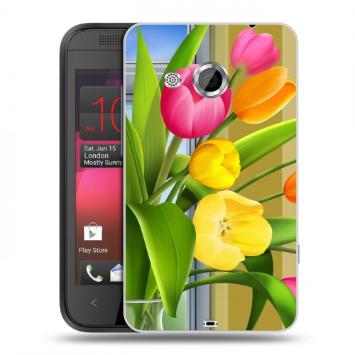 Дизайнерский пластиковый чехол для HTC Desire 200 8 марта
