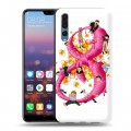 Дизайнерский силиконовый с усиленными углами чехол для Huawei P20 Pro 8 марта