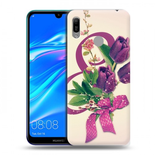 Дизайнерский пластиковый чехол для Huawei Y6 (2019) 8 марта