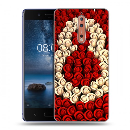 Дизайнерский пластиковый чехол для Nokia 8 8 марта