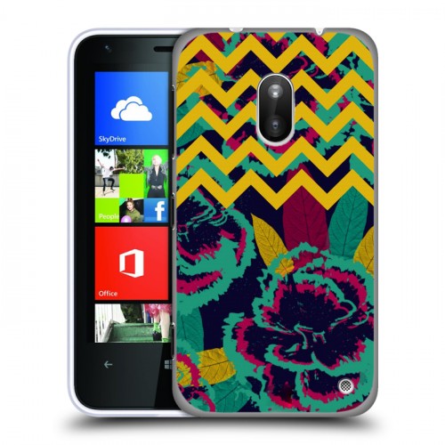 Дизайнерский пластиковый чехол для Nokia Lumia 620 Тренд Микс