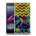 Дизайнерский пластиковый чехол для Sony Xperia Z Ultra  Тренд Микс